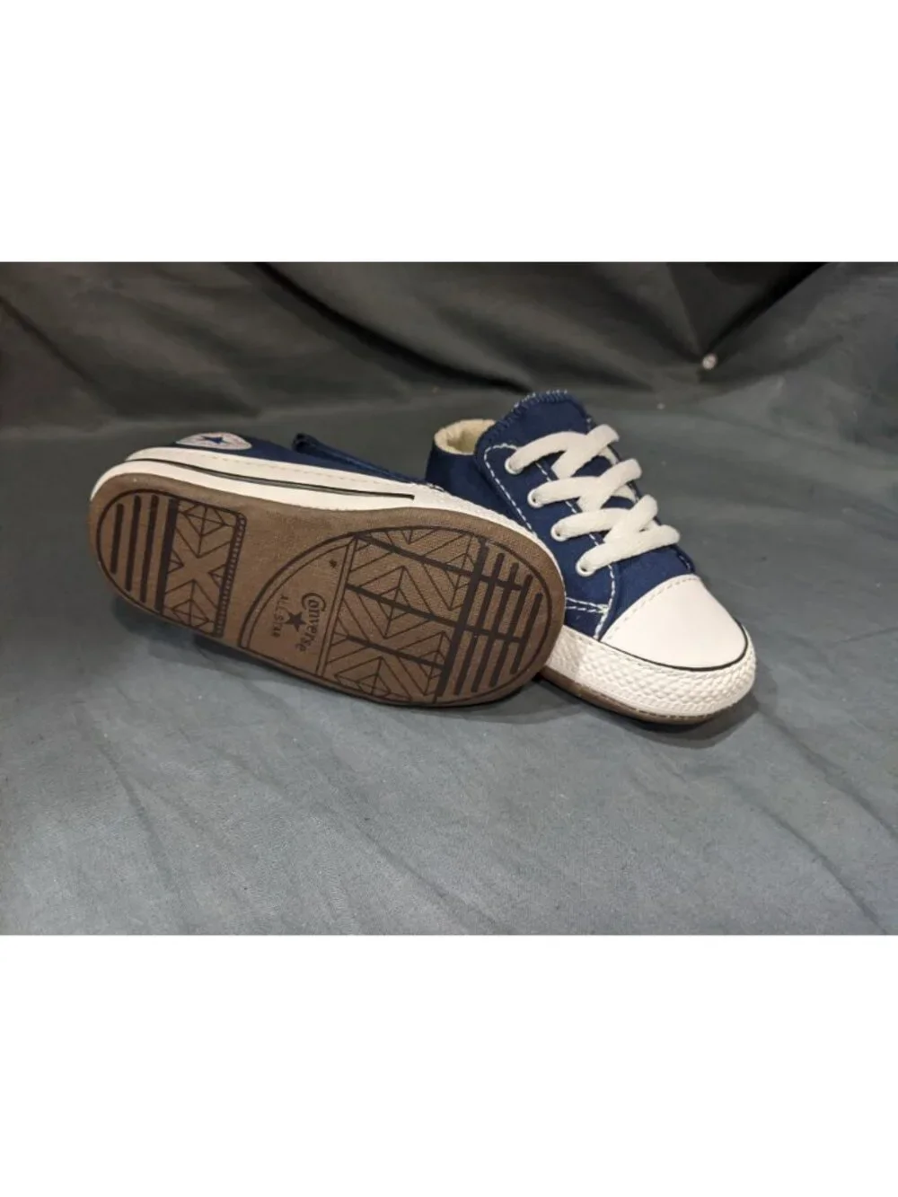 Converse Toddlers Chuck Taylor All Star Low Slip On White Size 1 NEW NO BOX!